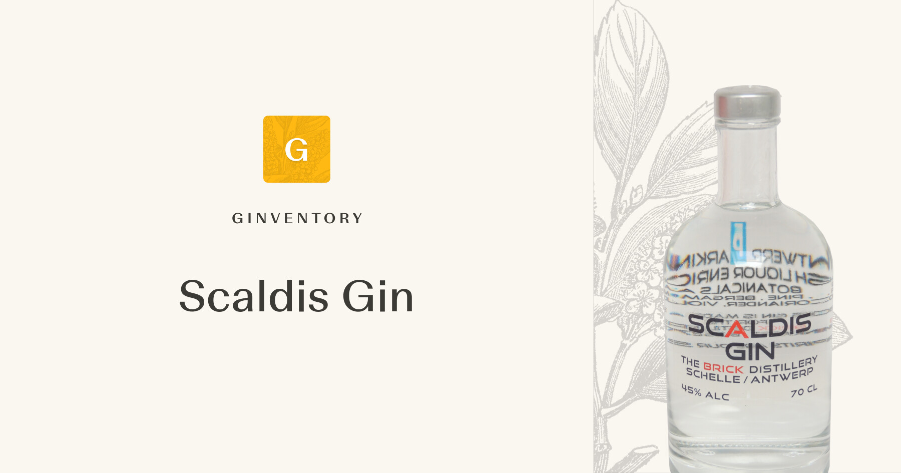 Scaldis Gin — Gins | Ginventory