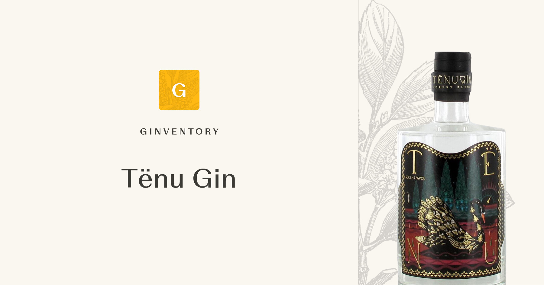 Tënu Gin — Gins | Ginventory