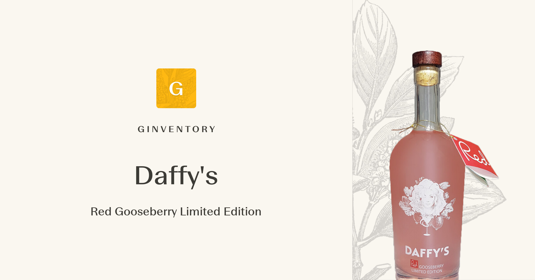 Daffy's - Red Gooseberry Limited Edition — Gins | Ginventory