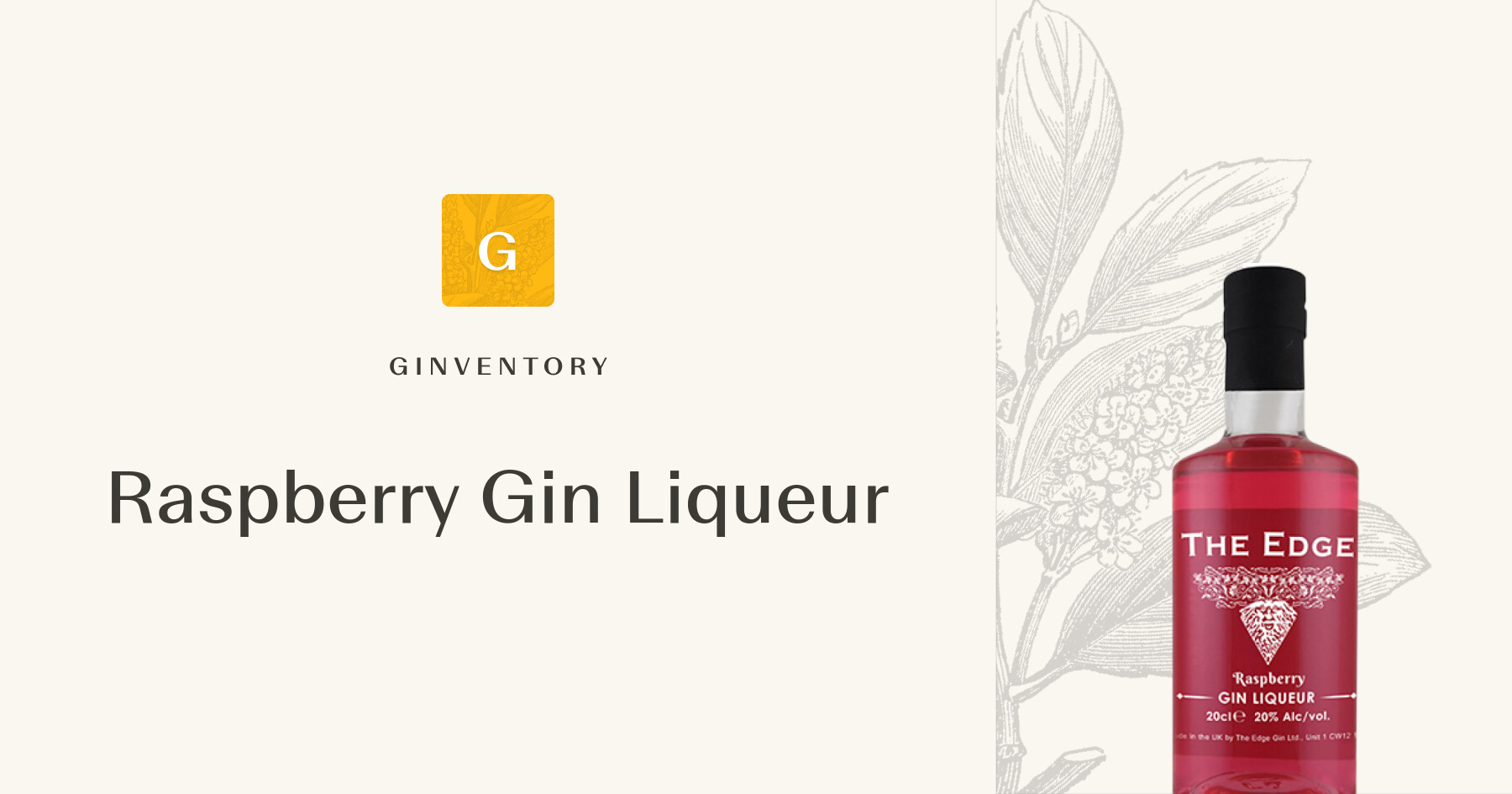 Raspberry Gin Liqueur — Ginebras | Ginventory