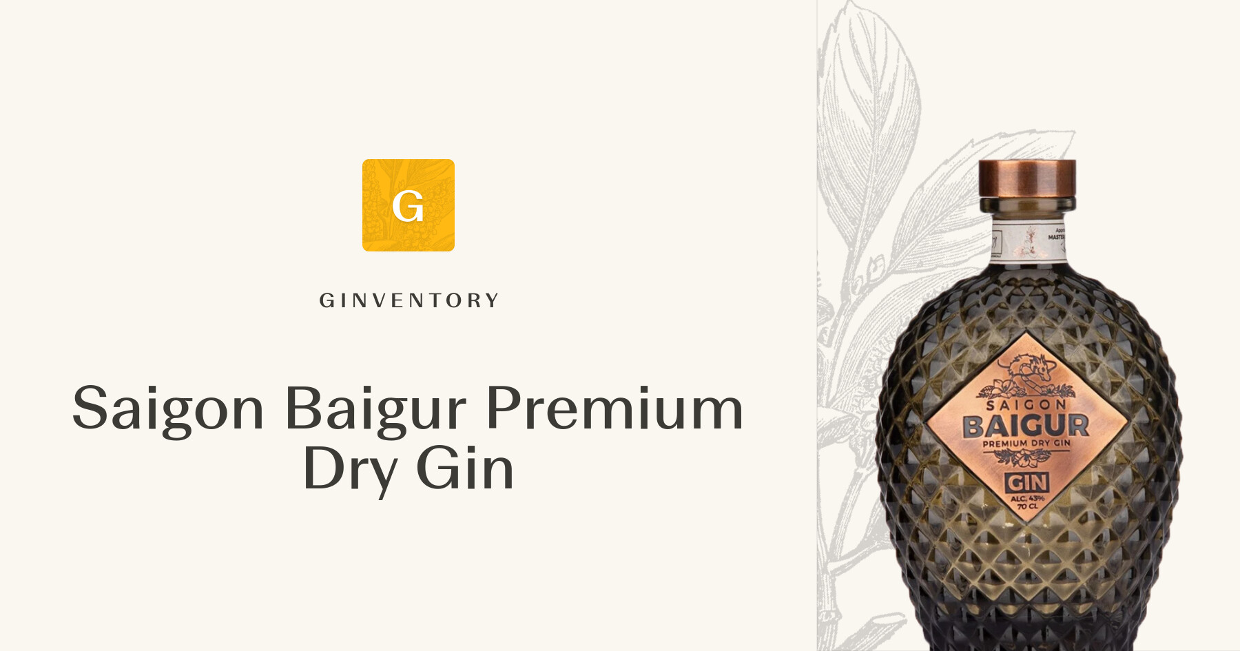 その他 SAIGON BAIGUR FINE HORSE GIN 700ml SAIGON BAIGUR FINE HORSE GIN 700ml - メルカリ