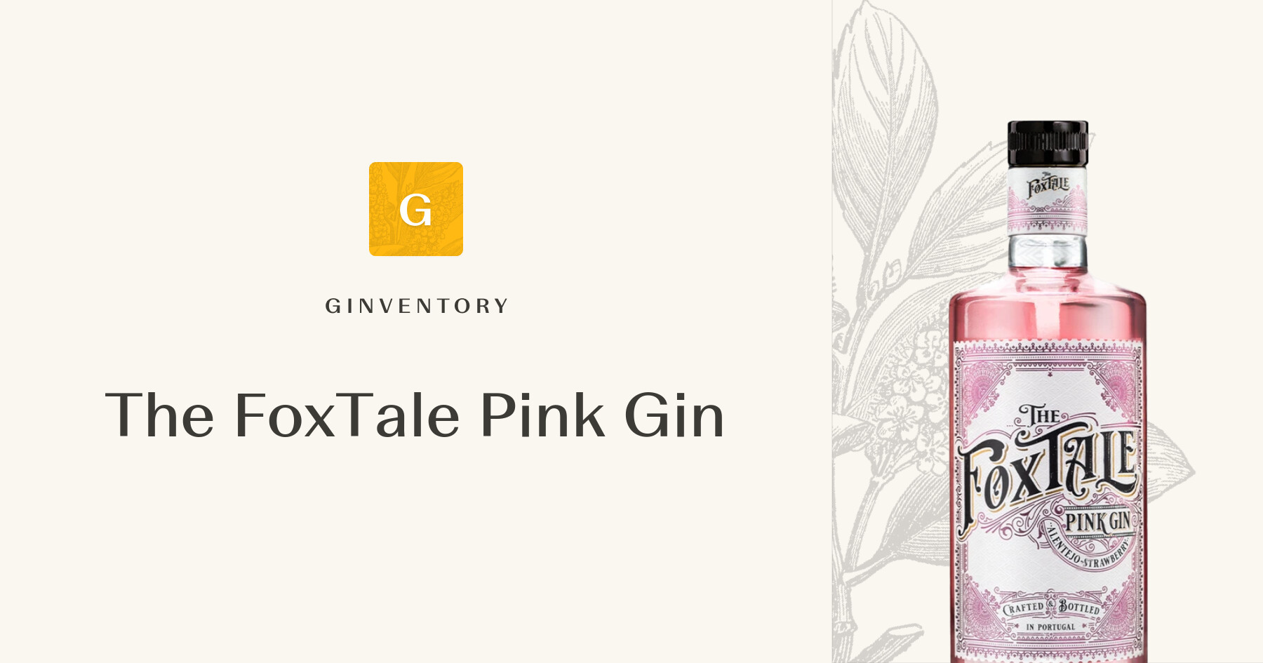 The FoxTale Pink Gin — Gins | Ginventory