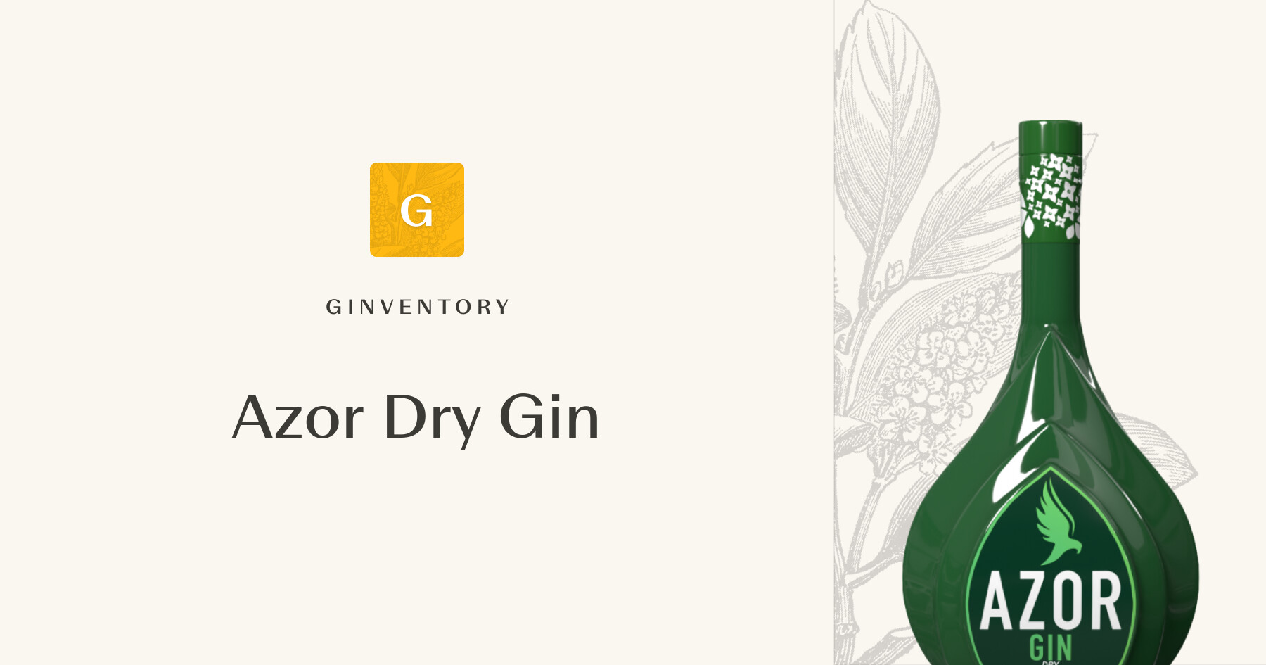Azor Dry Gin — Ginebras | Ginventory