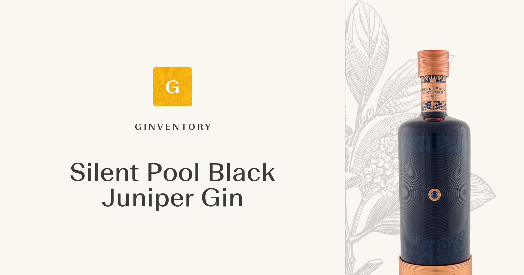 Silent Pool Black Juniper Gin — Gins | Ginventory