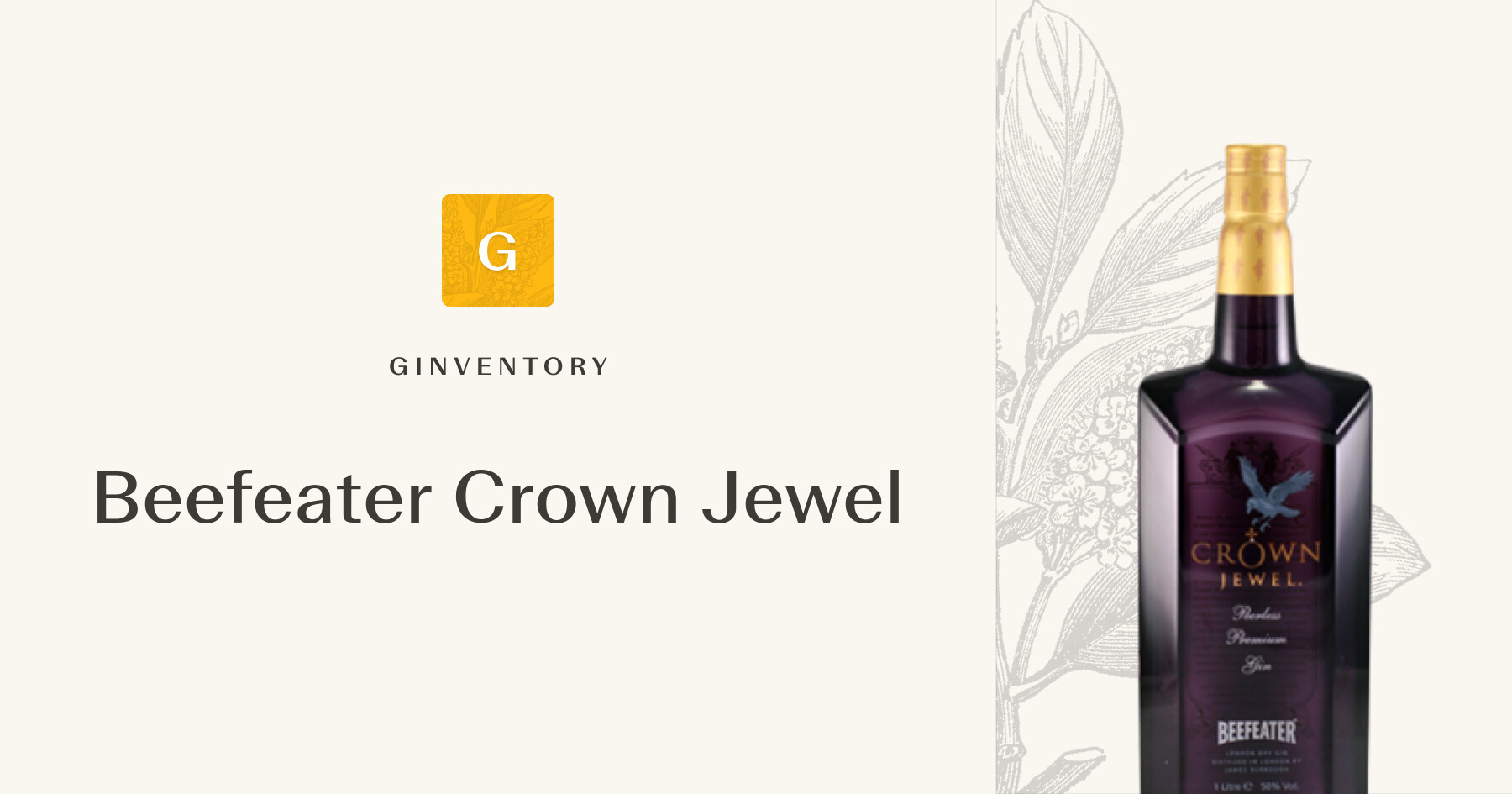 Beefeater Crown Jewel — Gins | Ginventory