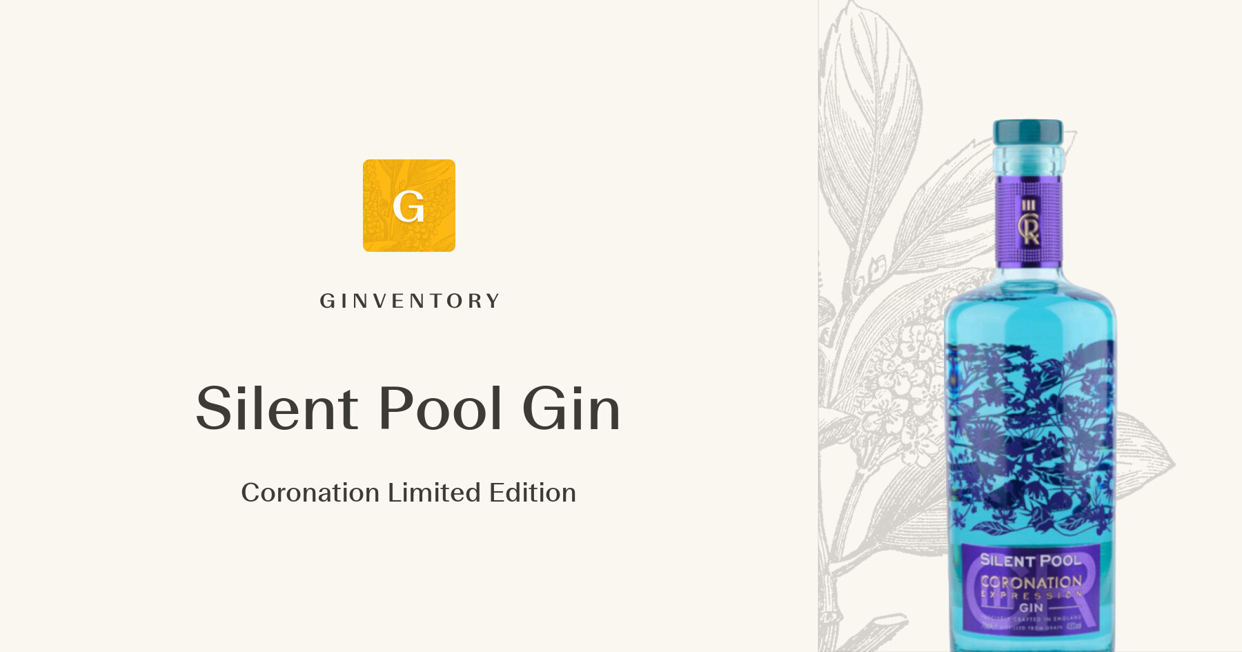 Silent Pool Gin - Coronation Limited Edition — Gins | Ginventory