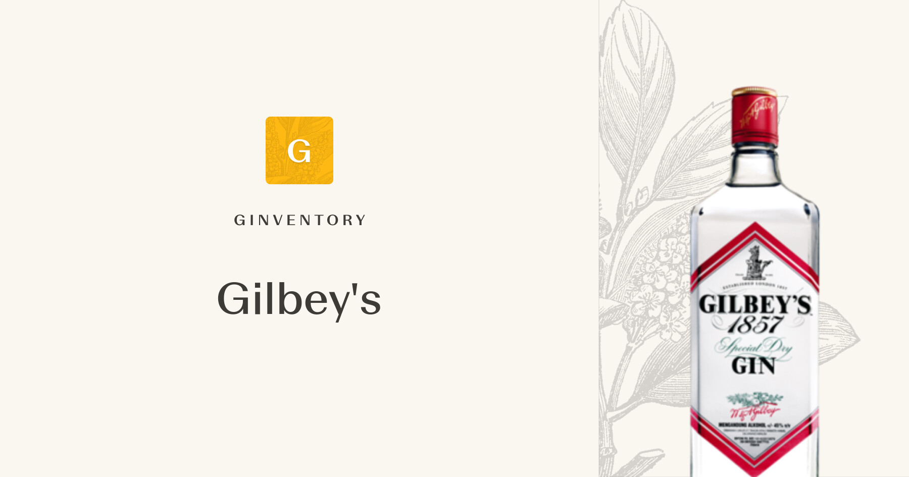 Gilbey's — Gins | Ginventory