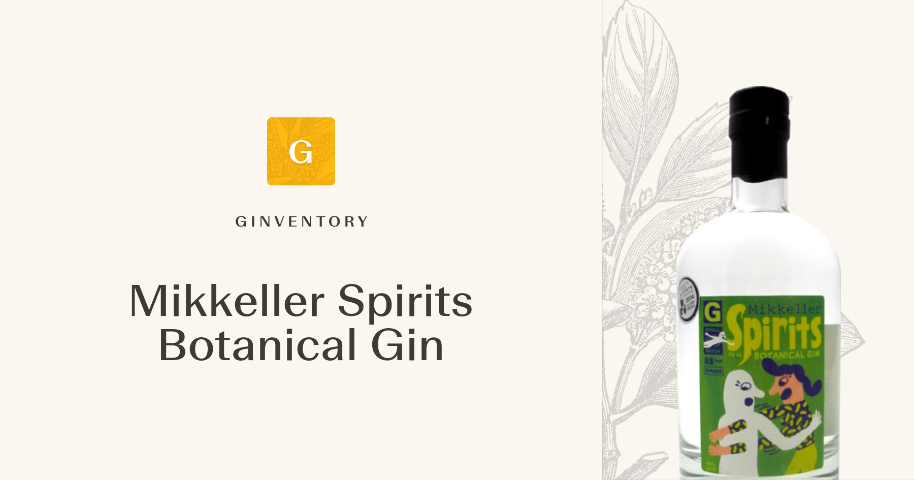 Mikkeller Spirits Botanical Gin — Gins | Ginventory