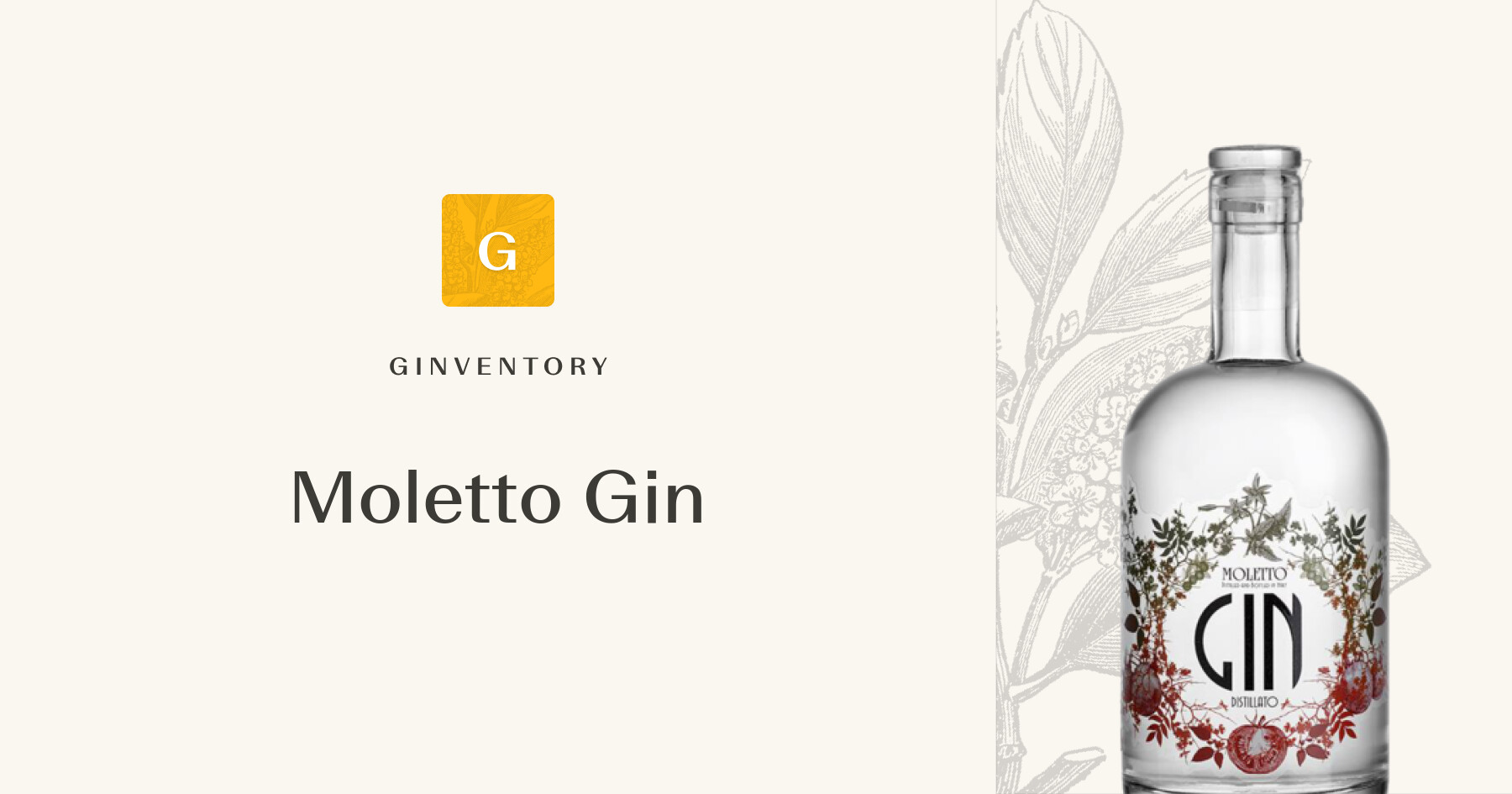 Moletto Gin — Ginebras | Ginventory