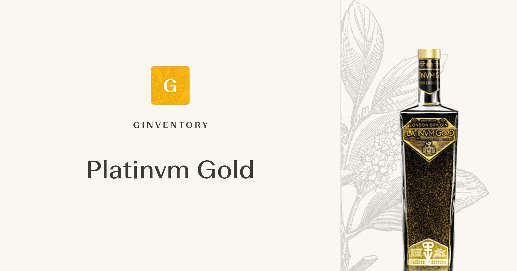 Platinvm Gold — Gins | Ginventory