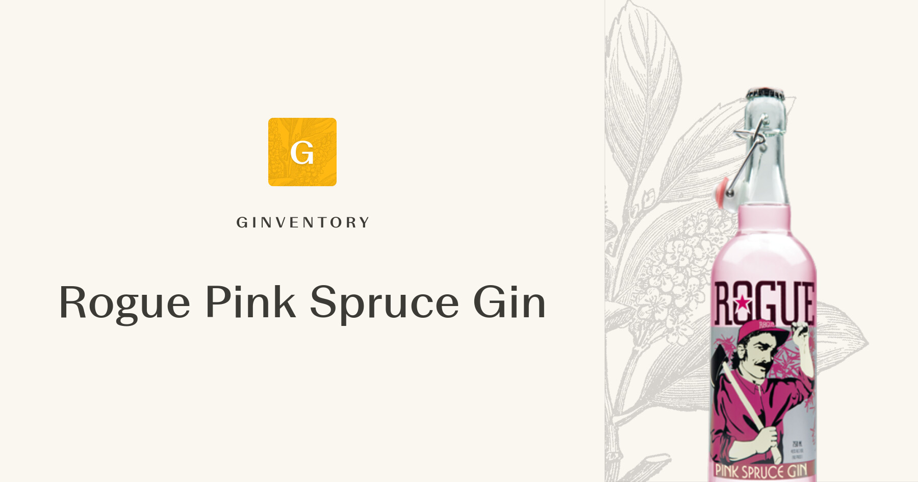 Rogue Pink Spruce Gin — Gins | Ginventory