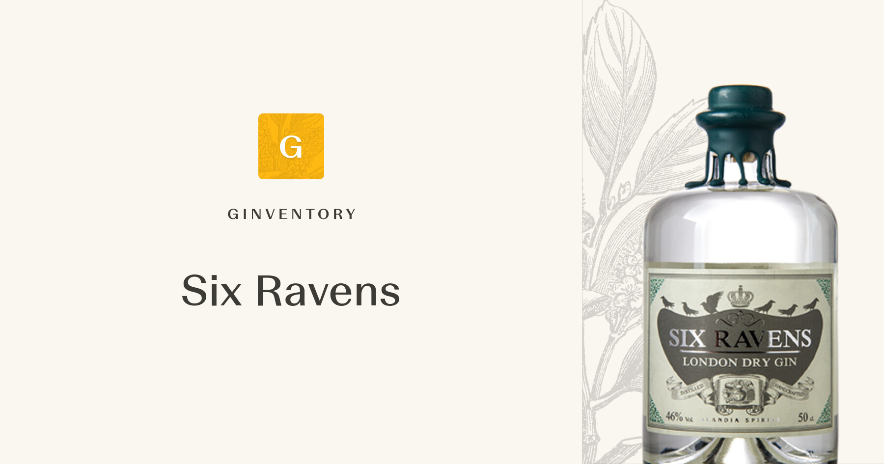 Six Ravens — Gins | Ginventory