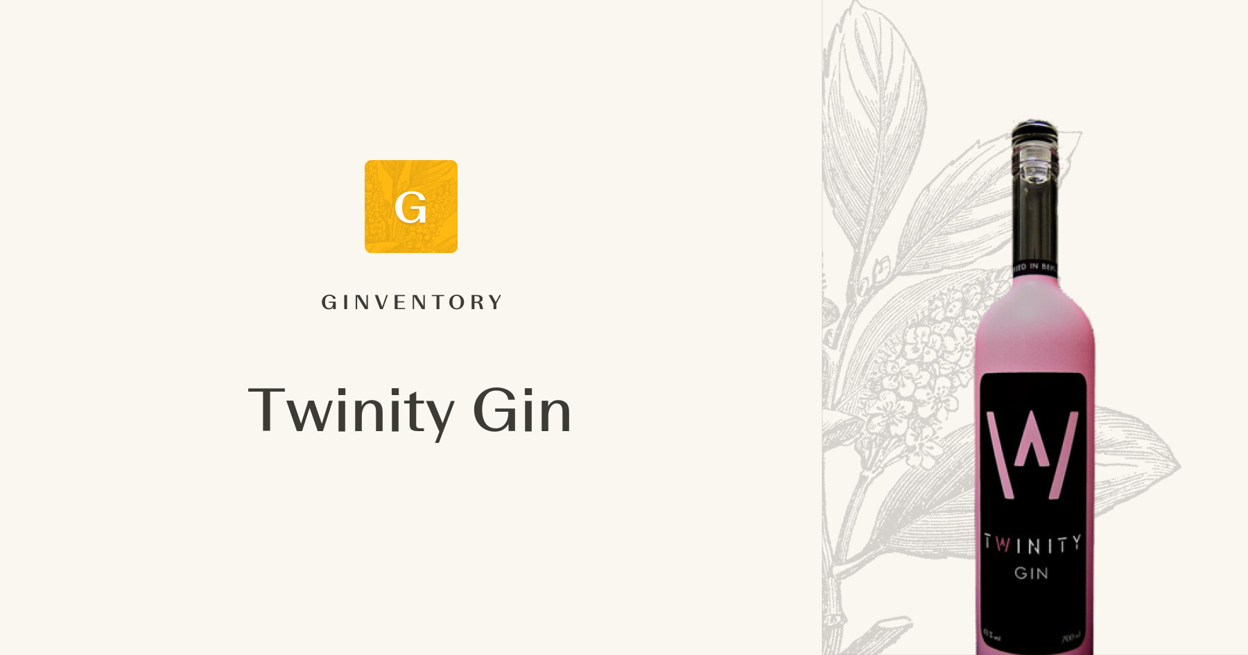 Twinity Gin — Gins | Ginventory